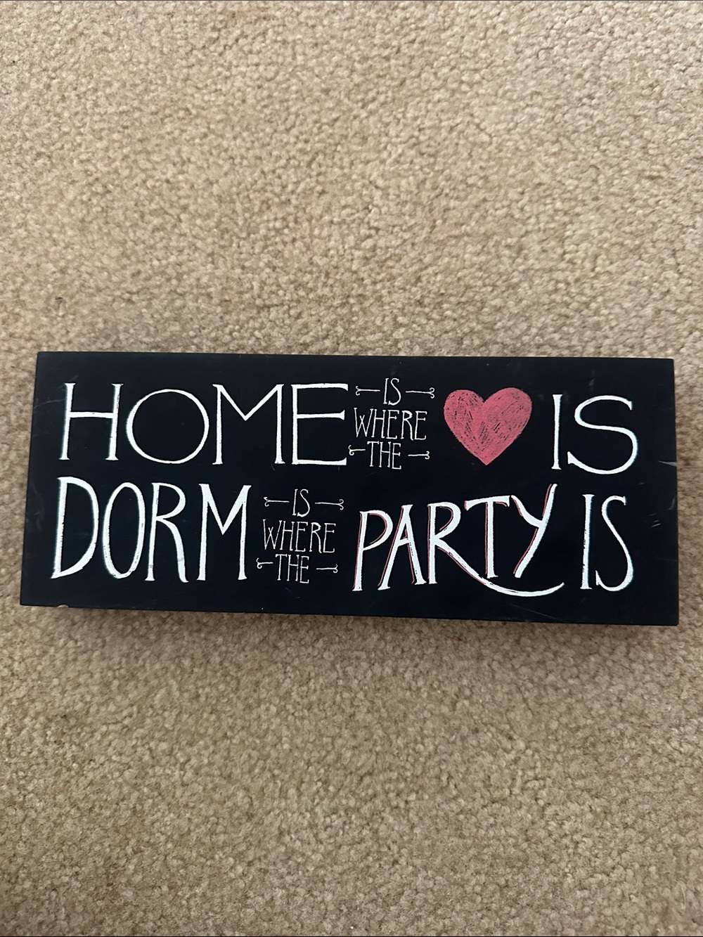 Kohl's Black Rectangular Serving Tray with Cutout Handles